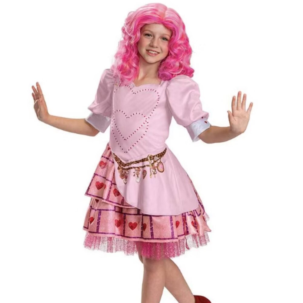 Descendants Bridget 4/6 Halloween Costume Queen of Hearts Disney Girls